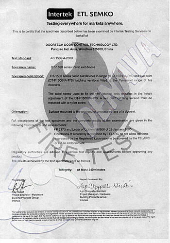 certificacion intertek