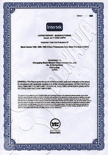 certificacion puertas cortafuego