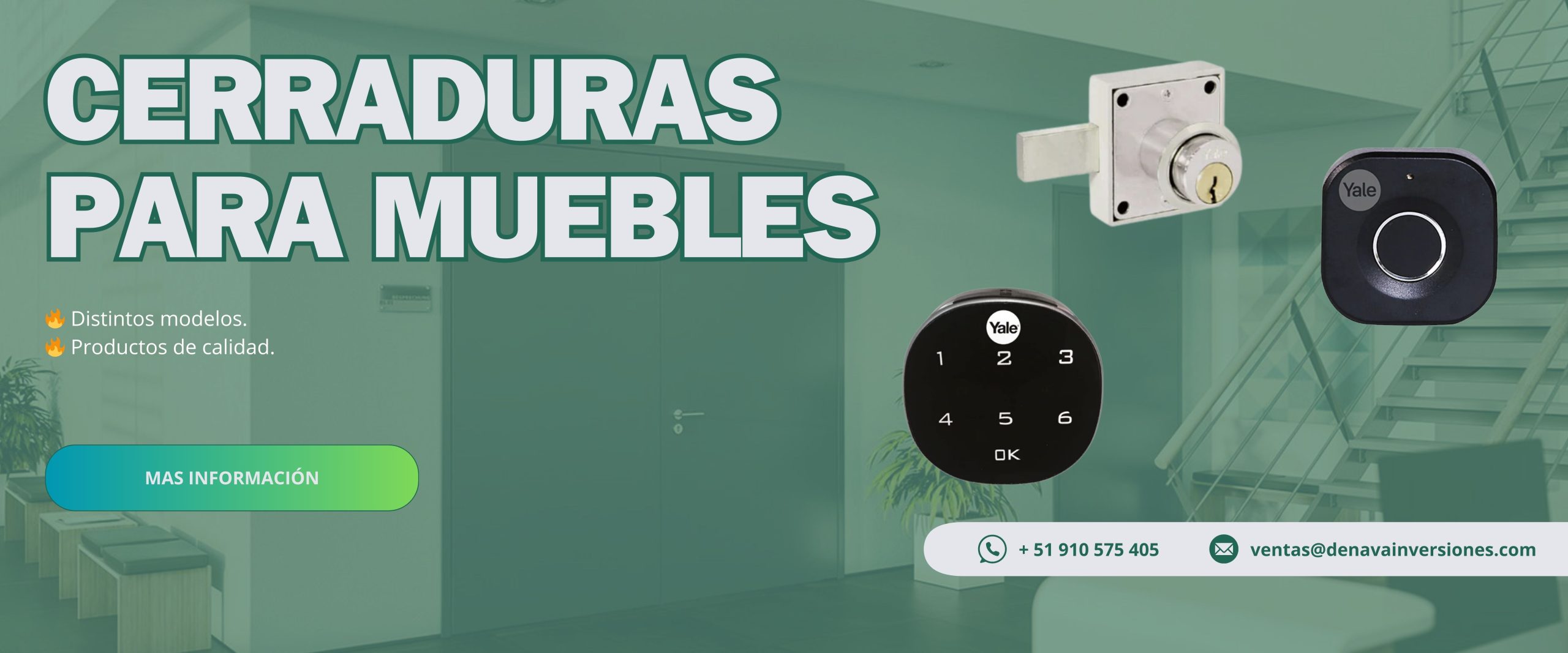 Cerraduras para Muebles