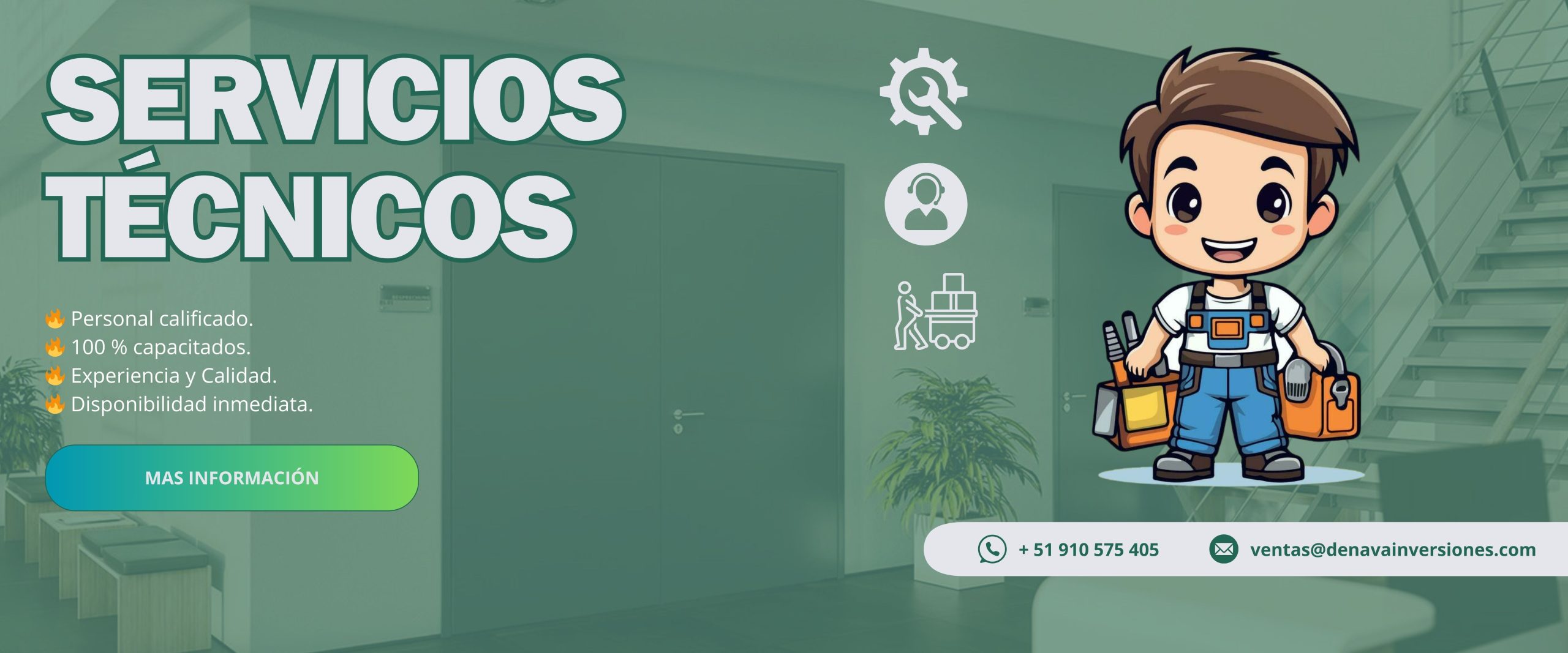 Servicio Tecnico capacitado mantenimiento instalacion pintado